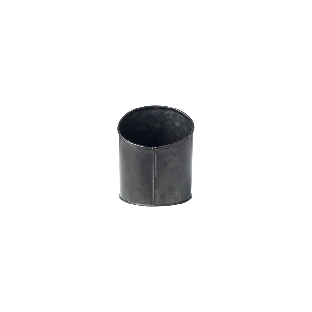 Chef Inox CONEY ISL-GALVANISED BLACK POT SLANT 120x140mm EA