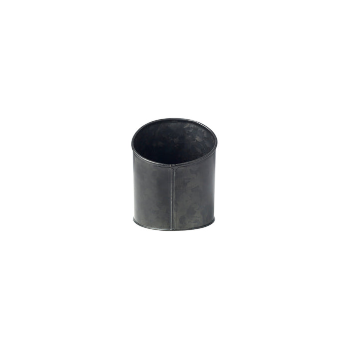 Chef Inox CONEY ISL-GALVANISED BLACK POT SLANT 120x140mm EA