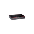 Chef Inox CONEY ISL-GALVANISED BLACK RECT TRAY FLARED RED 240x160x40mm EA