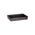 Chef Inox CONEY ISL-GALVANISED BLACK RECT TRAY FLARED RED 270x190x45mm EA