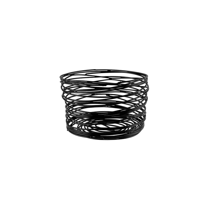 Chef Inox CONEY ISL ROUND WIRE BASKET PATINA BLK 180x115mm EA