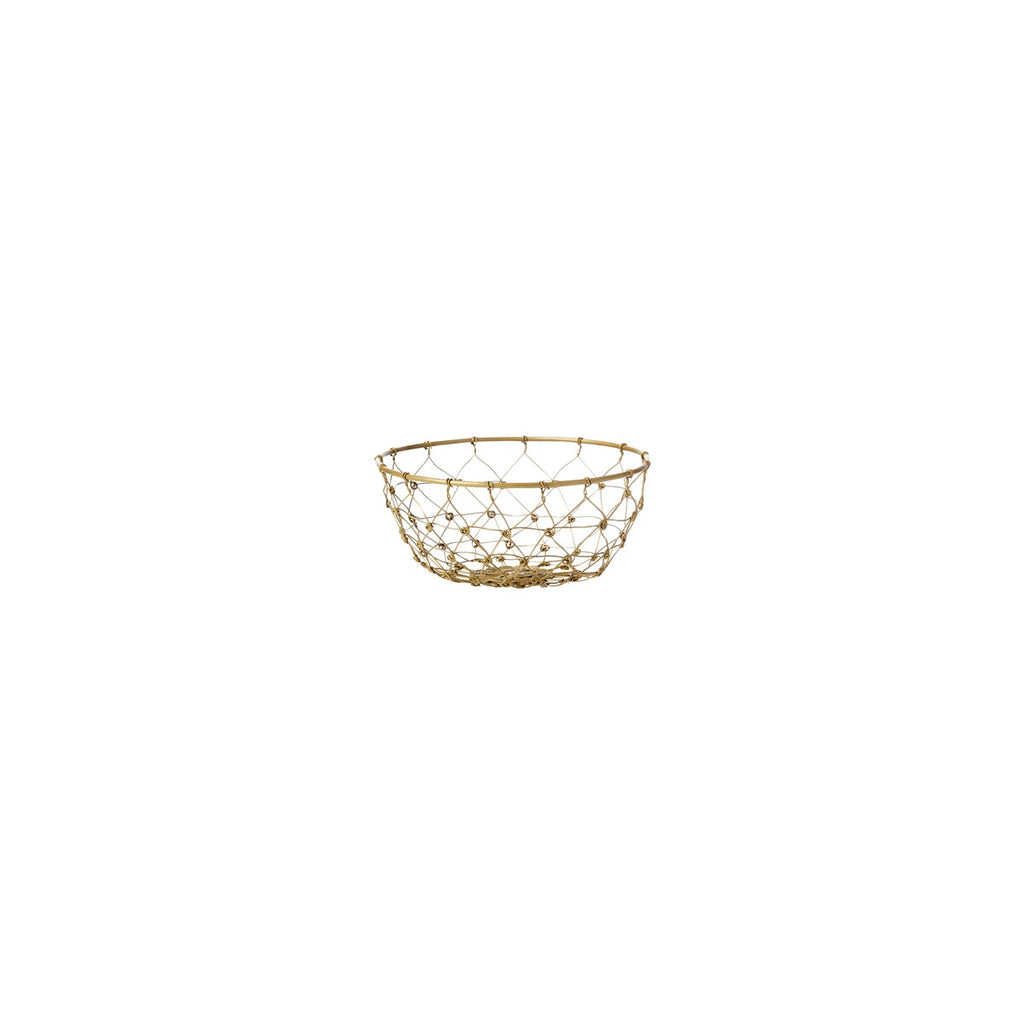 Chef Inox CONEY ISL-FISHING NET WIRE ROUND BASKET PATINA 160x80mm EA