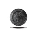 Chef Inox CONEY ISL-GALVANISED BLACK ROUND PLATE WIDE RIM 230mm EA