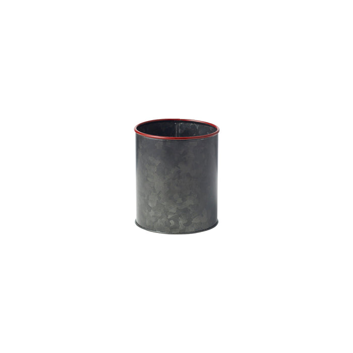 Chef Inox CONEY ISL-GALVANISED BLACK POT RED RIM 120x140mm EA