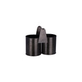 Chef Inox CONEY ISL-GALVANISED BLACK DUAL POT CADDY 240x120x140mm EA