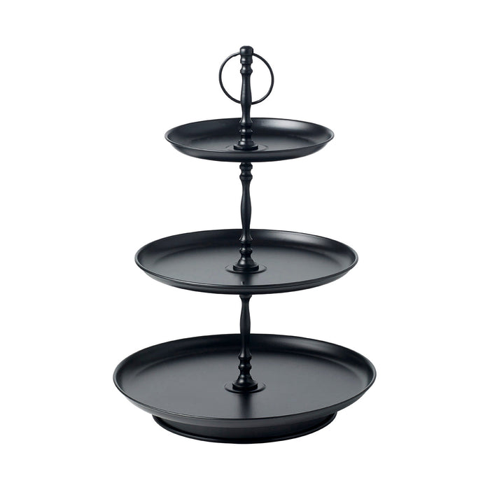 Chef Inox CONEY ISL-GALVANISED BLACK TEA STAND 3 TIER (18/25/31)x470mm EA