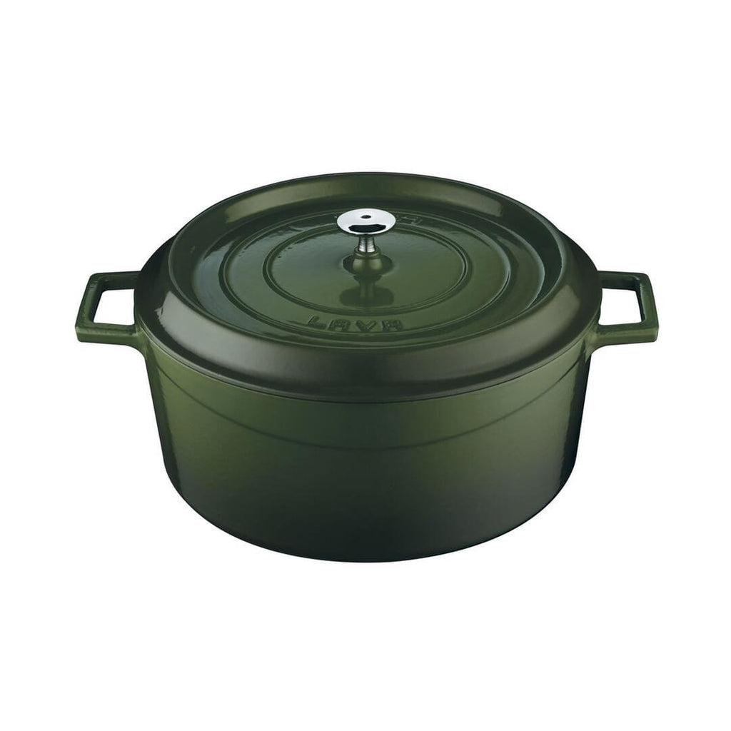 Lava TRENDY CASSEROLE-ROUND | 9.0lt | 320mm Ø GREEN (Each)