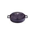 Lava TRENDY CASSEROLE-ROUND | LOW | 2.4lt | 240mm Ø PURPLE (Each)