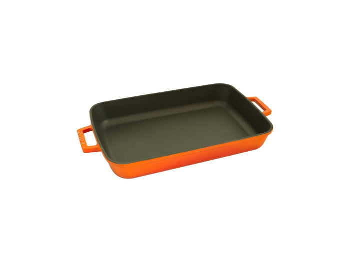 Lava ROASTING RECT DISH-470x260mm | 63MM H | 4.86lt ORANGE (Each)