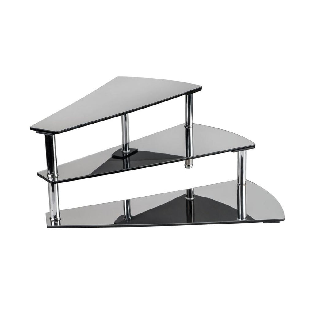 Alkan Zicco  DISPLAY STAND-600x560x240mm | 3 TIER MIRROR POLYCARBONTE (Each)