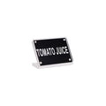 Chef Inox BUFFET SIGN- ACRYLIC w/S/S MAGNET PLATE "TOMATO JUICE" EA