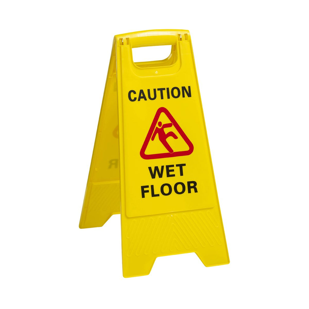 Chef Inox A FRAME WET FLOOR CAUTION -YELLOW EA