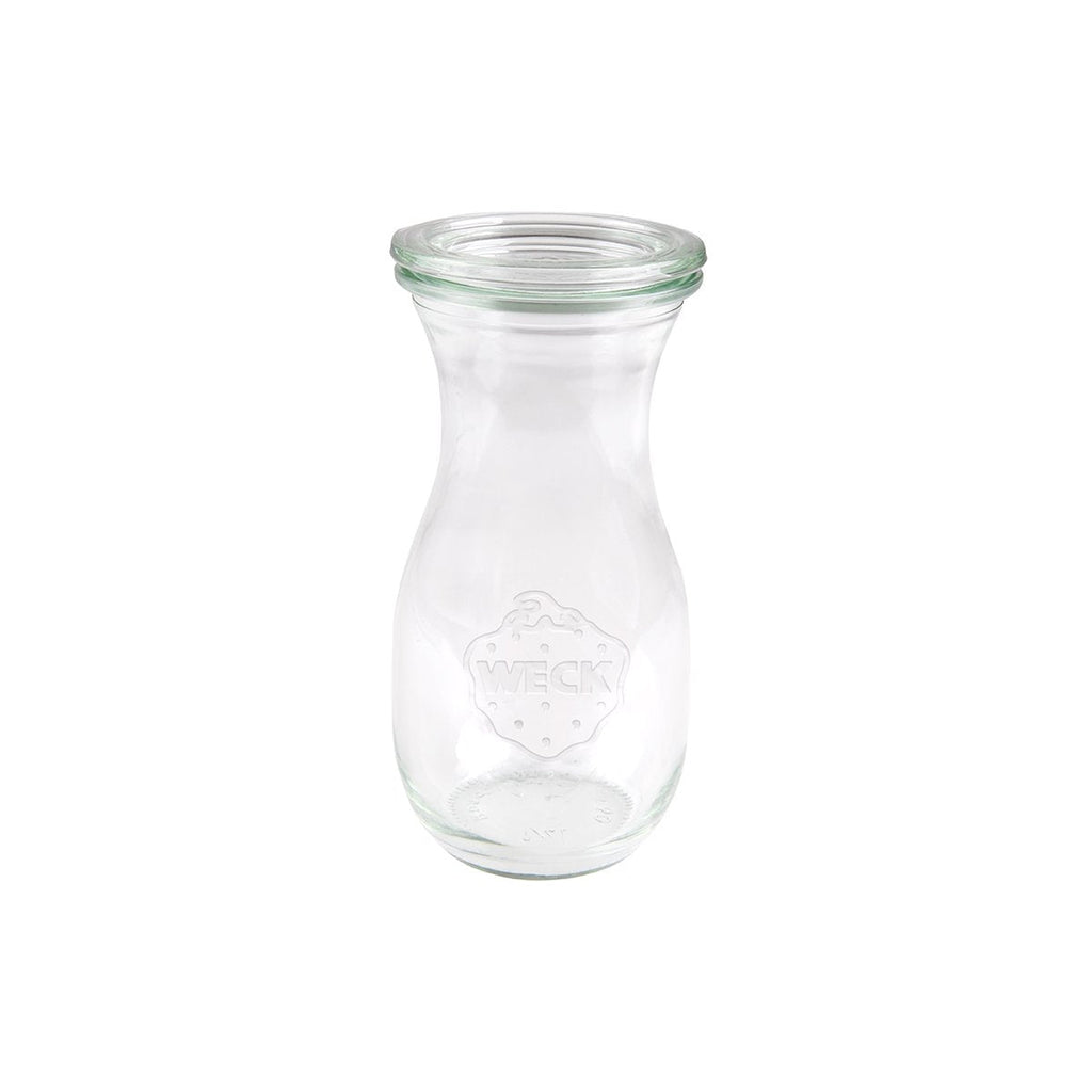 Weck BOTTLE GLASS JAR W/LID 290ml 60x140mm (763) X6
