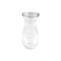 Weck BOTTLE GLASS JAR W/LID 290ml 60x140mm (763) X6