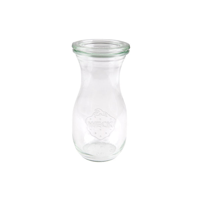 Weck BOTTLE GLASS JAR W/LID 290ml 60x140mm (763) X6