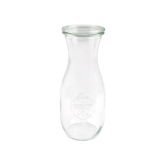 Weck BOTTLE GLASS JAR W/LID 530ml 60x184mm (764) X6