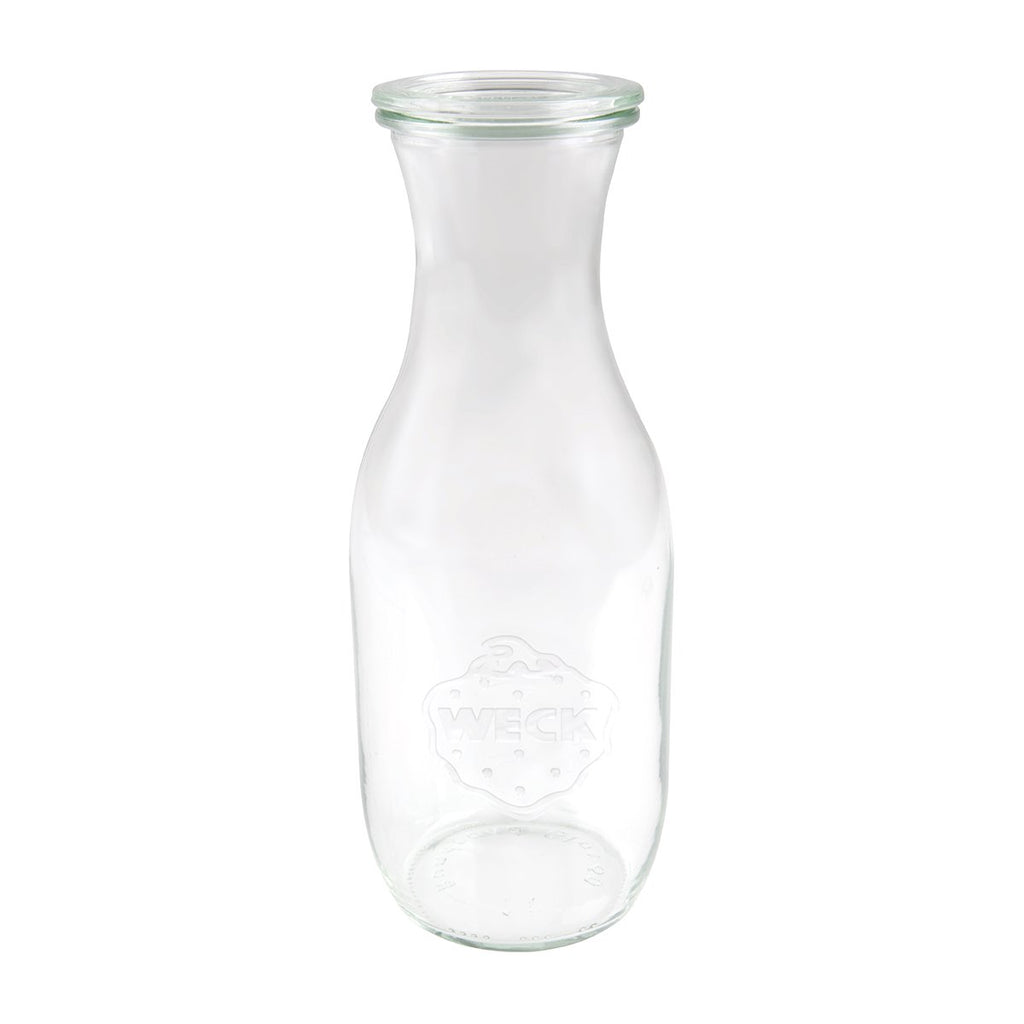 Weck BOTTLE GLASS JAR W/LID 1062ml 60x250mm (766) X6
