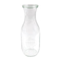 Weck BOTTLE GLASS JAR W/LID 1062ml 60x250mm (766) X6