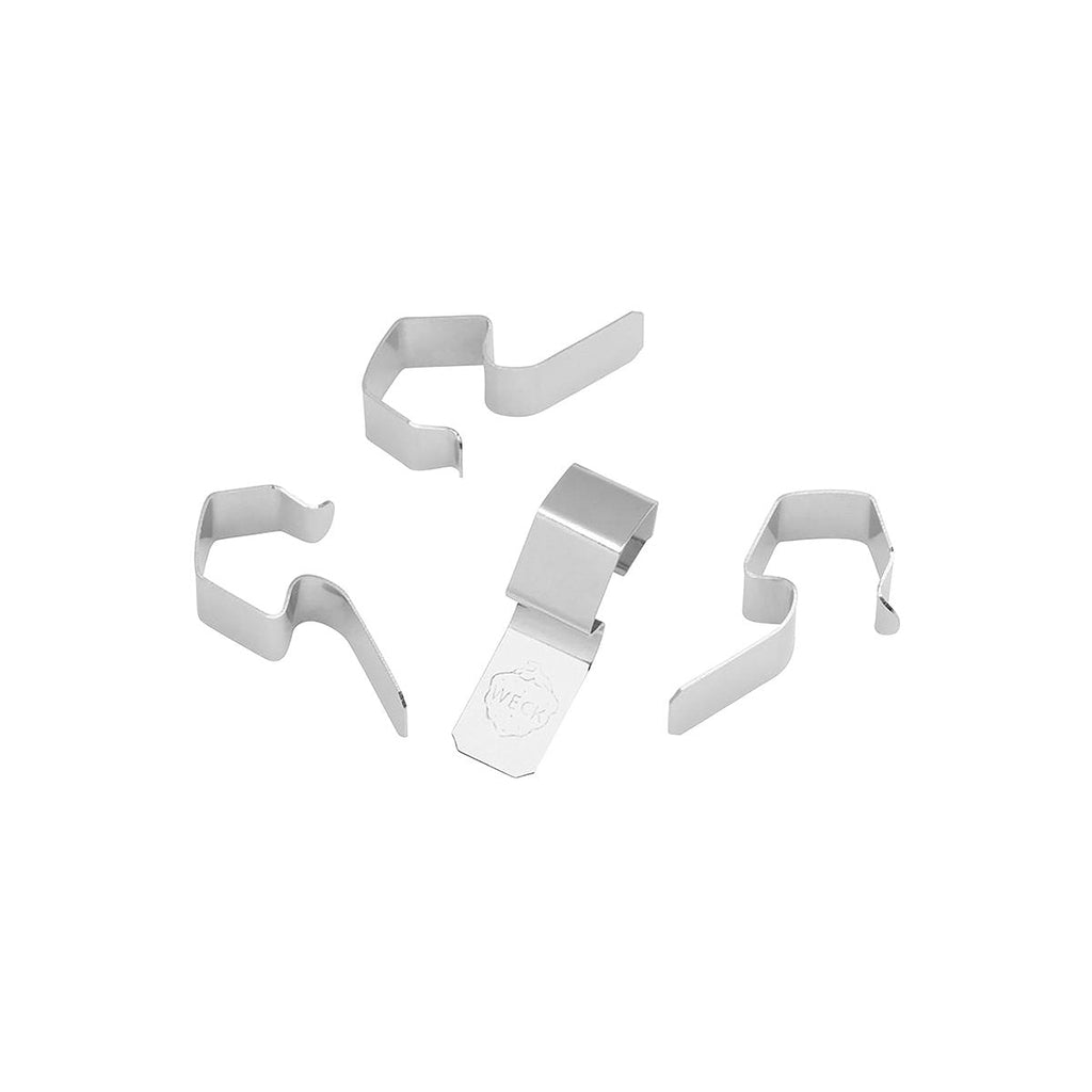 Weck GLASS JARS CLAMPS TO SUIT LIDS (PACK OF 8) Pack