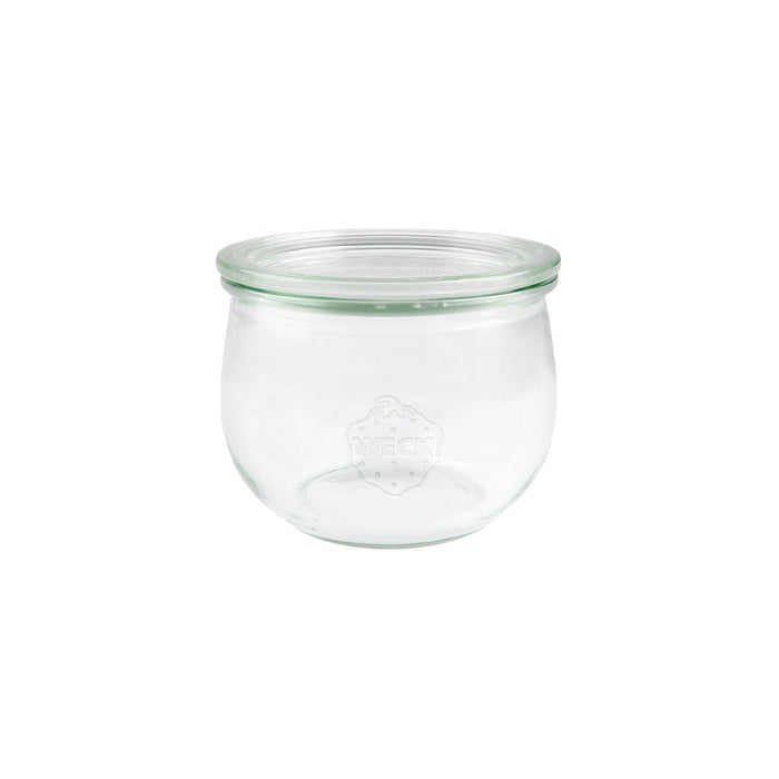Weck TULIP GLASS JAR W/LID 580ml 100x85mm (744) X6