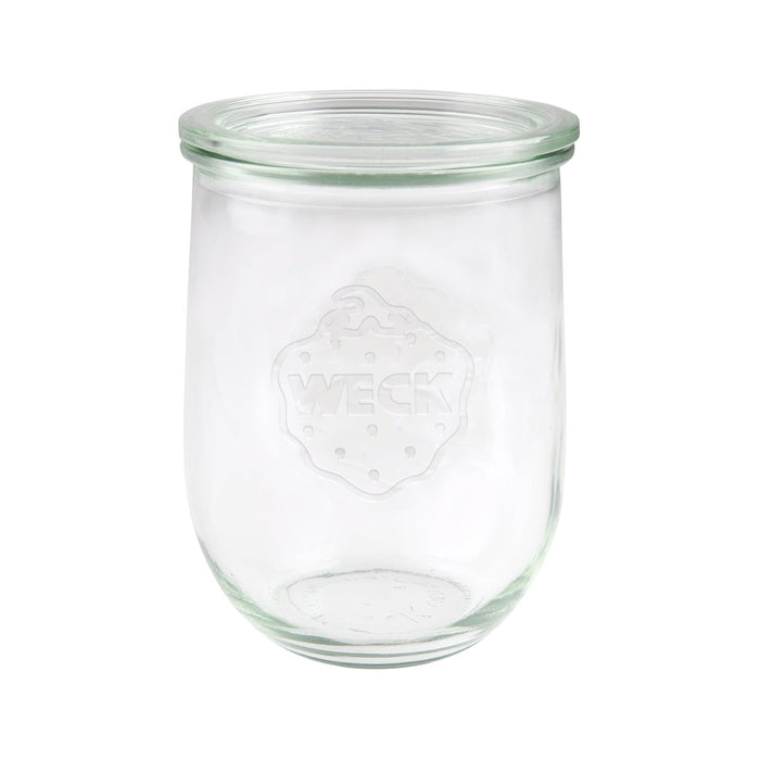 Weck TULIP GLASS JAR W/LID 1062ml 100x147mm (745) (Box of 6)