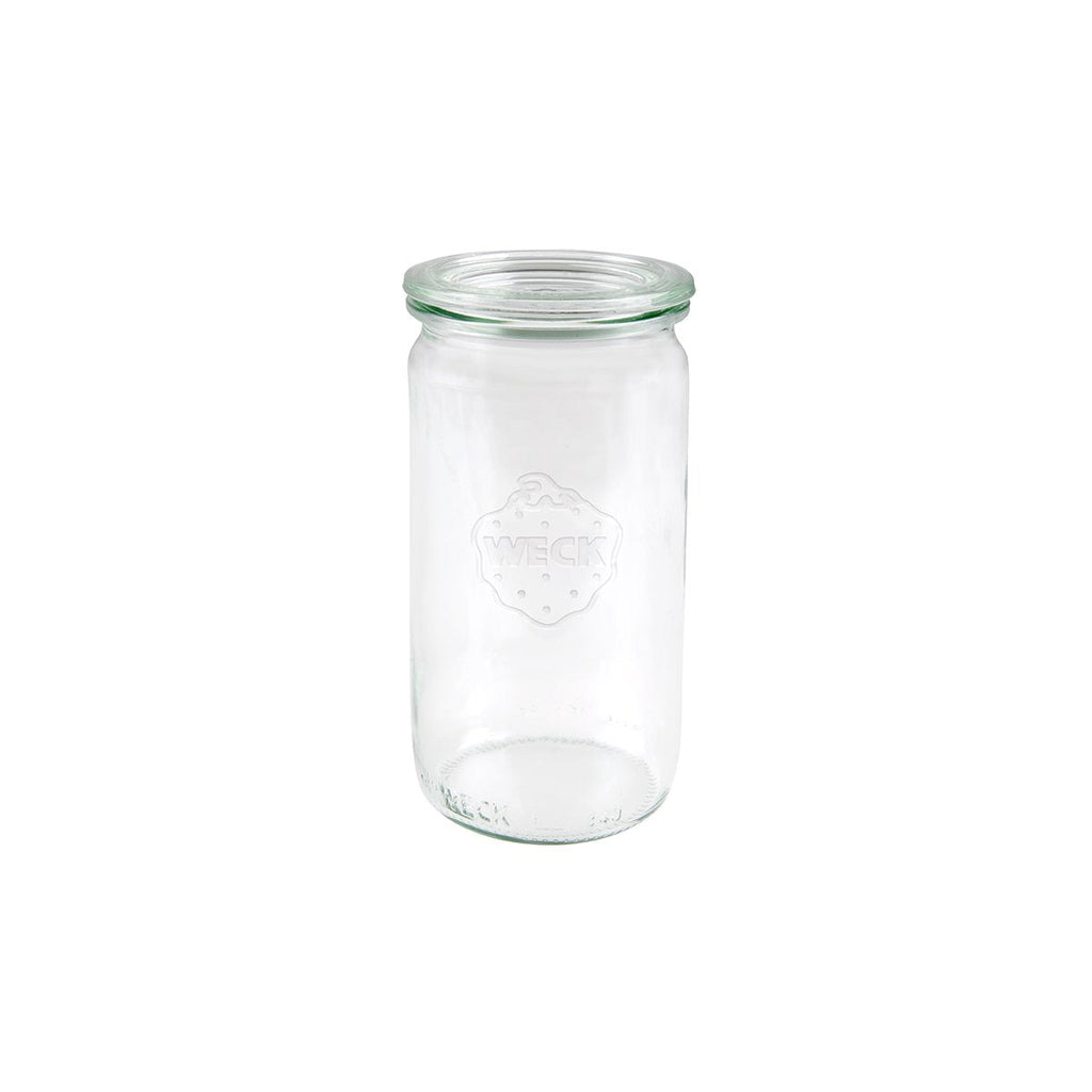 Weck CYLINDER GLASS JAR W/LID 340ml 60x130mm (975) [Box of 12]