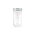Weck CYLINDER GLASS JAR W/LID 340ml 60x130mm (975) [Box of 12]