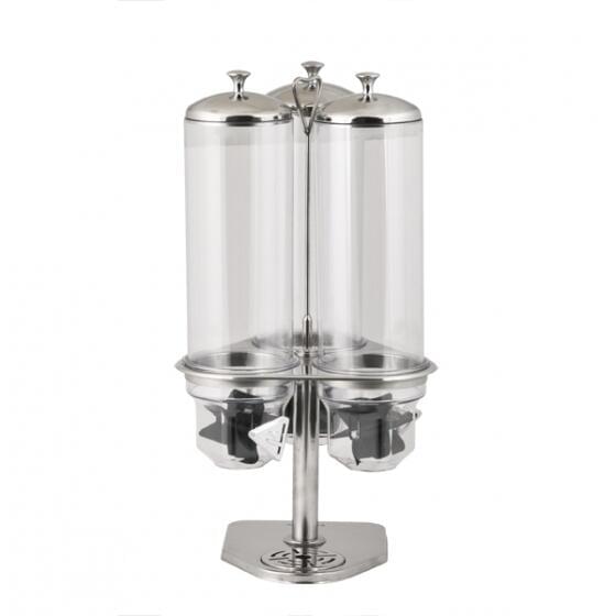Sunnex  CEREAL DISPENSER-18/10 | TRIPLE | REVOLVING| 3x4.0lt  (Each)