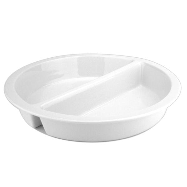 Athena  FOOD PAN-PORCELAIN | ROUND | 360mm | 1 DIVIDER  (Each)
