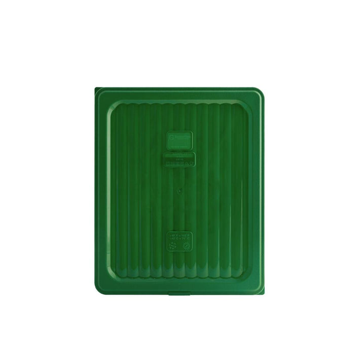 Gastroplast POLYPROPYLENE FOOD PAN COVER-PP | 1/2 SIZE GREEN (Each)