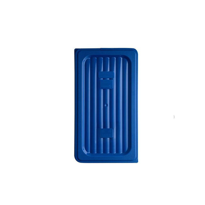 Gastroplast POLYPROPYLENE FOOD PAN COVER-PP | 1/3 SIZE BLUE (Each)