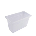 Gastroplast POLYPROPYLENE FOOD PAN - PP | 1/3 SIZE 200mm OPAQUE (Each)