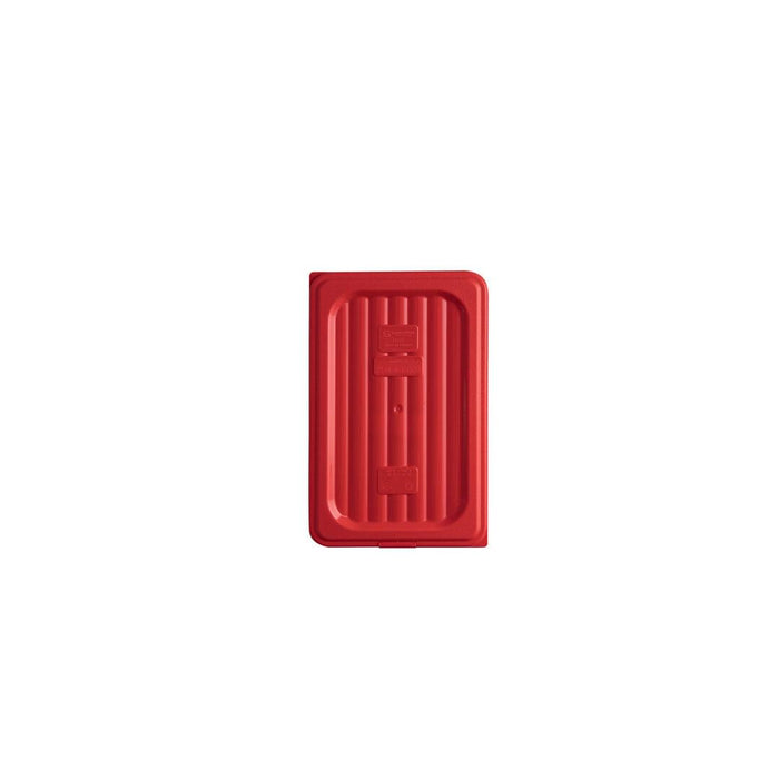 Gastroplast POLYPROPYLENE FOOD PAN COVER-PP | 1/4 SIZE RED (Each)