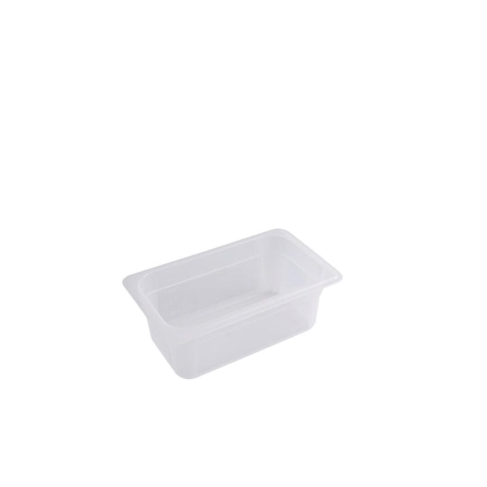 Gastroplast POLYPROPYLENE FOOD PAN-PP | 1/4 SIZE 100mm OPAQUE (Each)