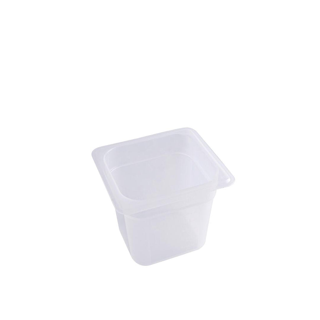 Gastroplast POLYPROPYLENE FOOD PAN-PP | 1/6 SIZE 150mm OPAQUE (Each)