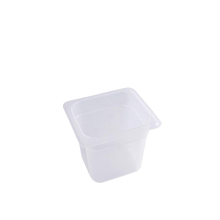 Gastroplast POLYPROPYLENE FOOD PAN-PP | 1/6 SIZE 150mm OPAQUE (Each)