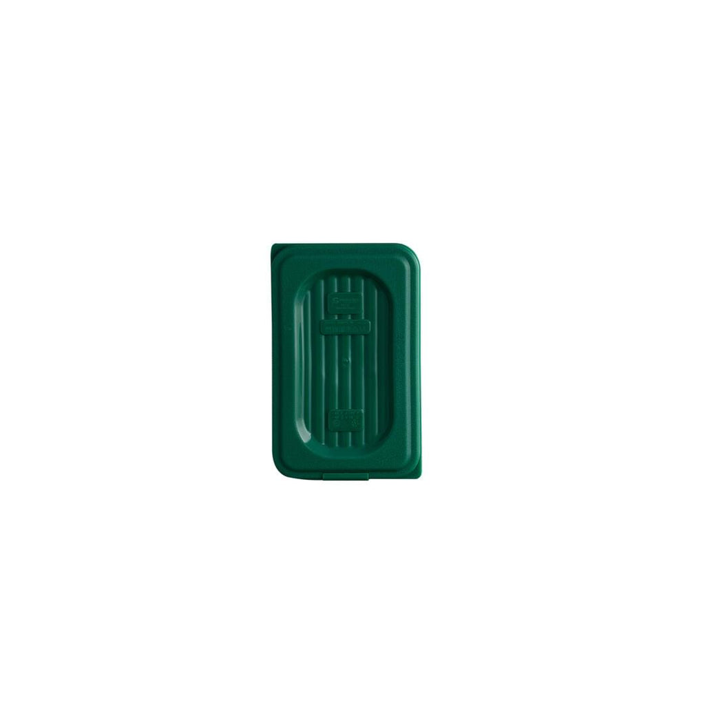 Gastroplast POLYPROPYLENE FOOD PAN COVER-PP | 1/9 SIZE GREEN (Each)
