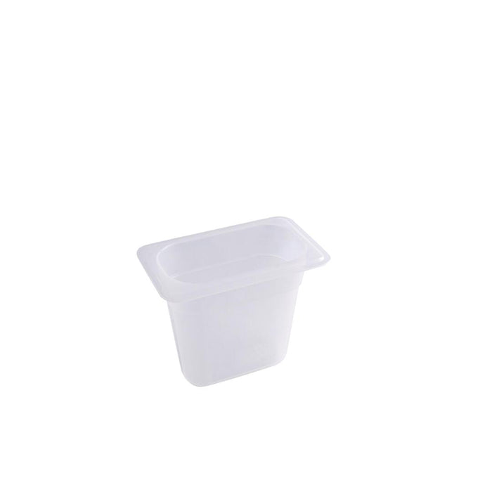 Gastroplast POLYPROPYLENE FOOD PAN-PP | 1/9 SIZE 150mm OPAQUE (Each)