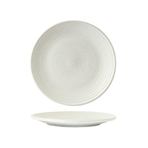 Zuma FROST ROUND COUPE RIBBED PLATE-210mm Ø  (x6)