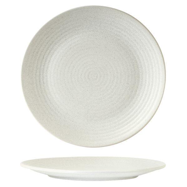 Zuma FROST ROUND COUPE RIBBED PLATE-310mm Ø  (x6)