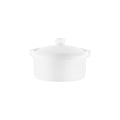 Vitroceram CASSEROLE-ROUND WITH COVER 2.0lt WHITE EA
