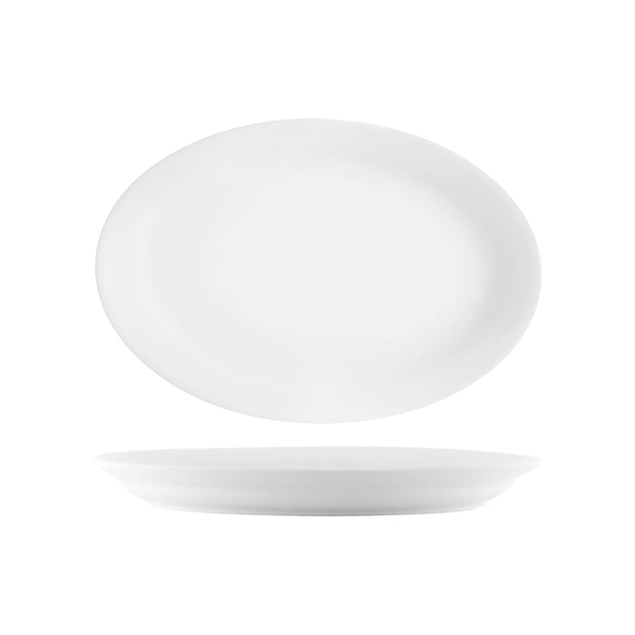 Vitroceram OVAL PLATTER-350mm WHITE EA