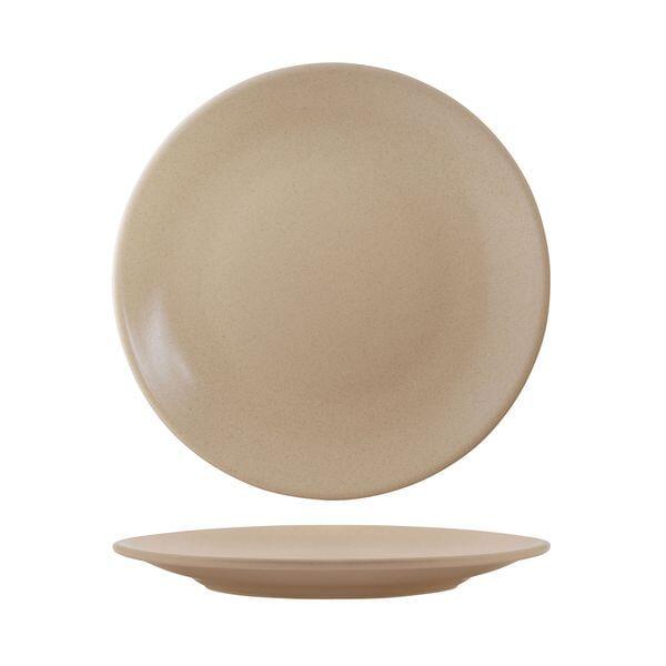 Zuma SAND ROUND COUPE PLATE-230mm Ø  (x6)