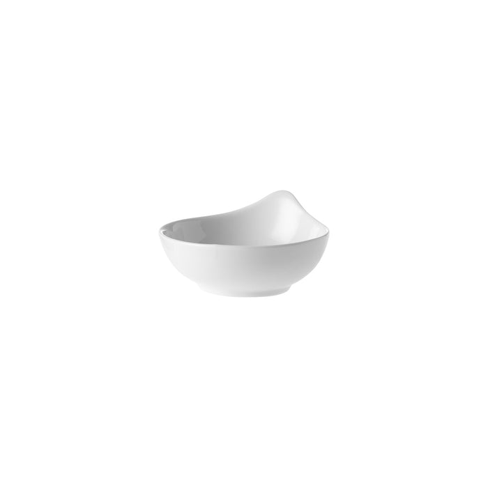 Tablekraft MINIATURES BUFFET WHITE CANAPE DISH W/HDL 100x45m EA