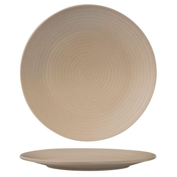 Zuma SAND ROUND COUPE RIBBED PLATE-310mm Ø  (x3)