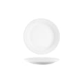 Vitroceram ROUND PLATE-180mm Narrow Rim WHITE EA