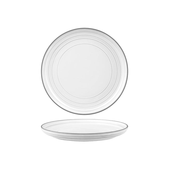 Tablekraft LINEA WHITE ROUND COUPE PLATE 220mm EA