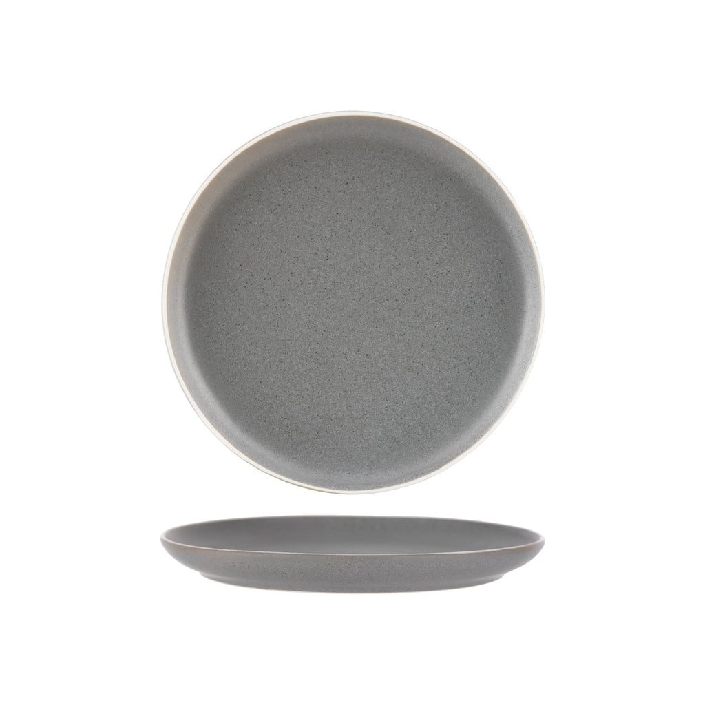 Tablekraft URBAN ROUND COUPE PLATE GREY 265mm EA
