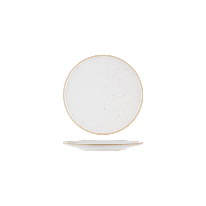 Tablekraft SOHO ROUND PLATE WHITE PEBBLE 200mm EA