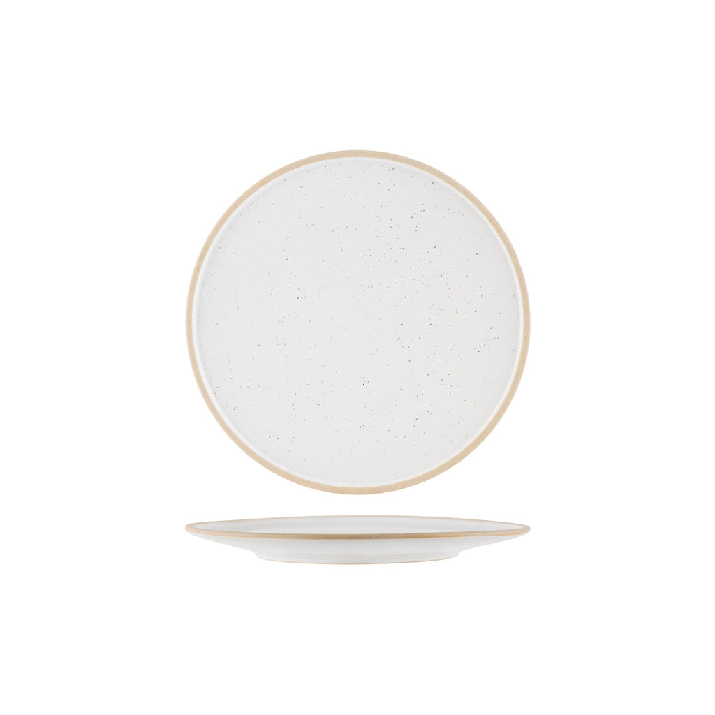 Tablekraft SOHO ROUND PLATE WHITE PEBBLE 255mm EA